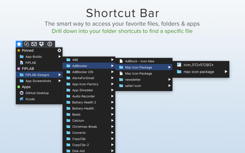 Shortcut Bar 2.8
